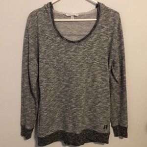 Victoria Secret Hooded Long Sleeve Shirt Size XS